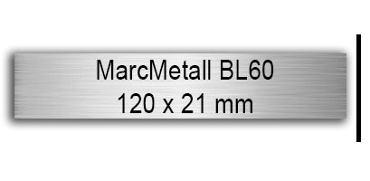 MarcMetall BL60 Briefkastenschild