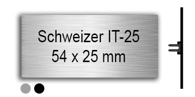 Schweizer IT25 Sonnerieschild